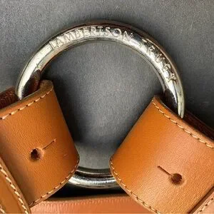 l e a t h e r :: Lambertson Truex Wide Leather Belt Silver Buckle Buy Wide Western Belt - Genuine Leather With Silver Buckle main image 4